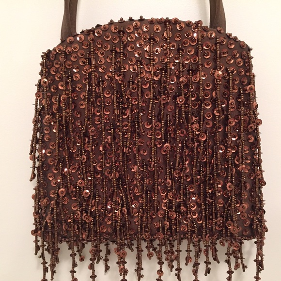 Nicole Miller beaded handbag - Picture 2 of 4