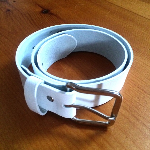 🆕 White Genuine Leather Belt