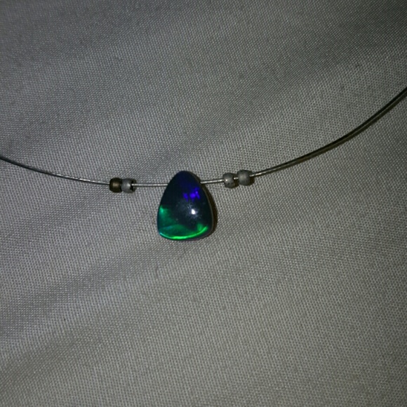 Floating Opal Necklace