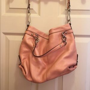 Authentic Pink Coach shoulder bag.