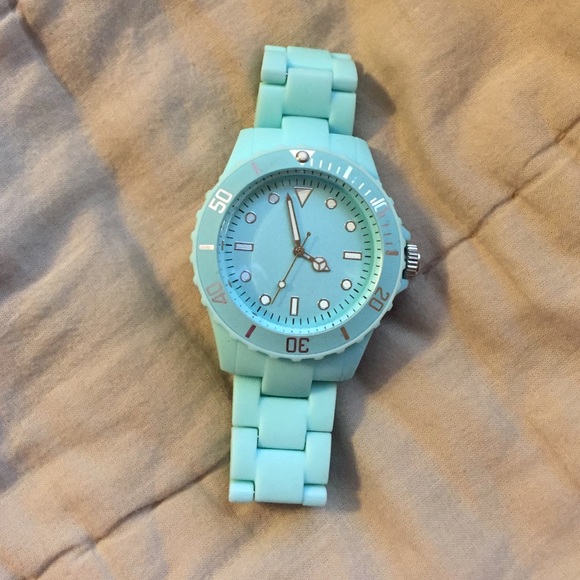 Light blue watch