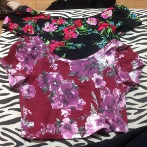 Floral crop top