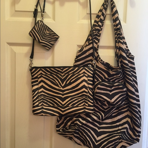 Authentic zebra Coach bundle!