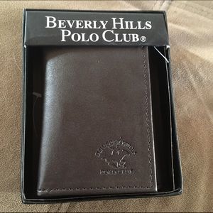 *BRAND NEW* Black Leather Polo Wallet