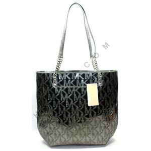 Michael Kors JetSet Chain MK Signature Mirror Tote