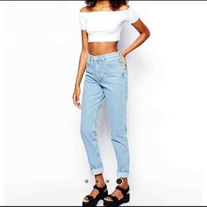 VINTAGE american apparel high waisted denim