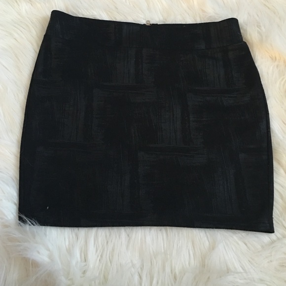 Black patterned shirt