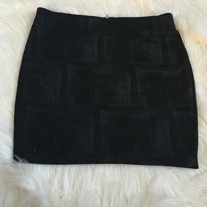 Black patterned shirt