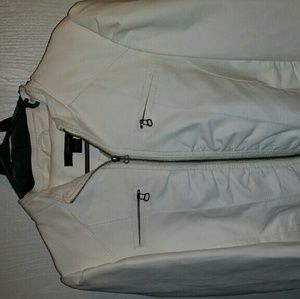 White biker jacket
