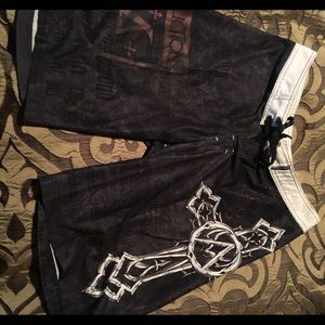 Mens affliction board shorts