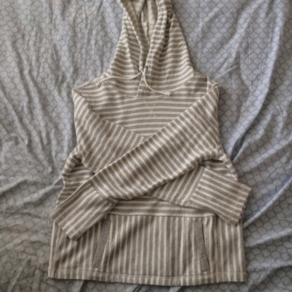 J. Crew striped hoodie