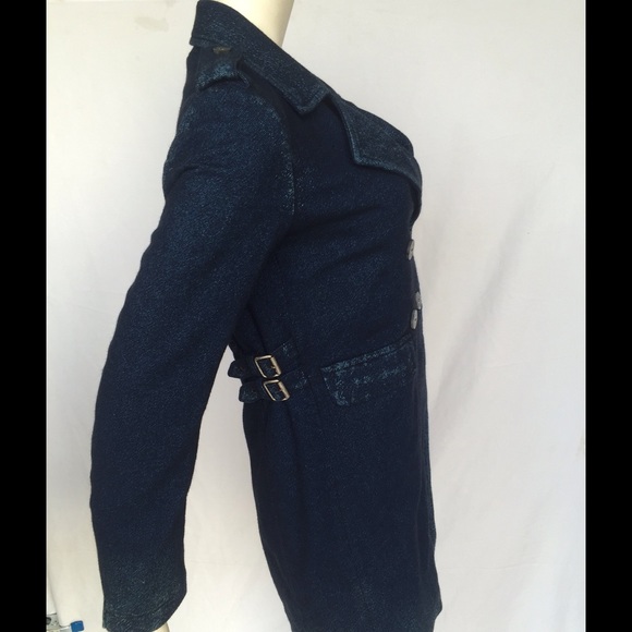 Diesel- Mylene Jacket, color-denim blue, size-XS, - Picture 3 of 4