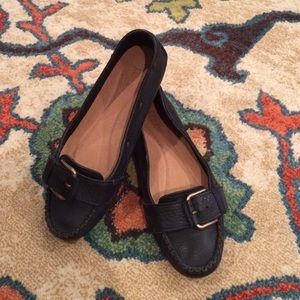 Brand new J.Crew York leather moccasin, size 8.