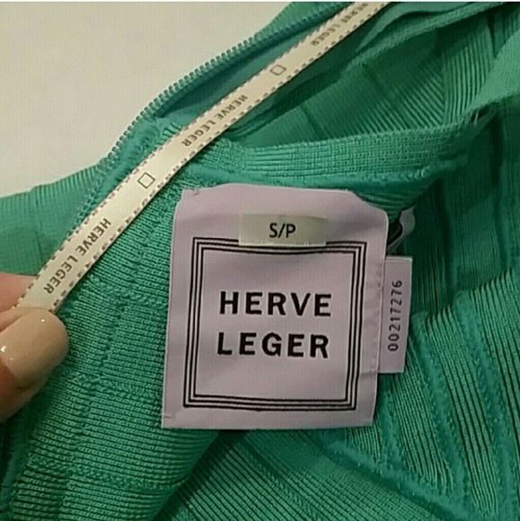 Herve Leger turquoise bandage - Picture 4 of 4