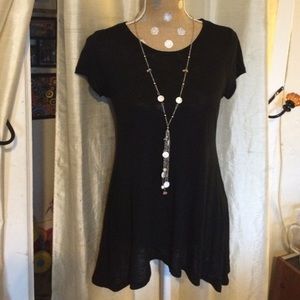 Cutest black asymmetrical top