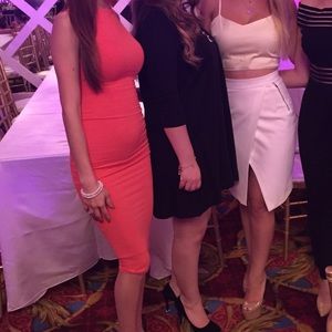 Beautiful peach midi dress