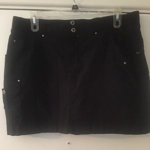 Lane Bryant black skort size 18