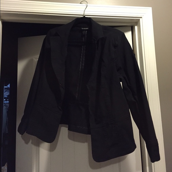 Women's plus-size suit coat.