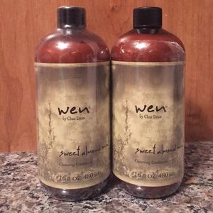 2 Unused "Wen" Sweet Almond Mint Conditioner
