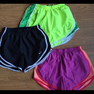 3 Pairs Sz Small Nike Running Shorts