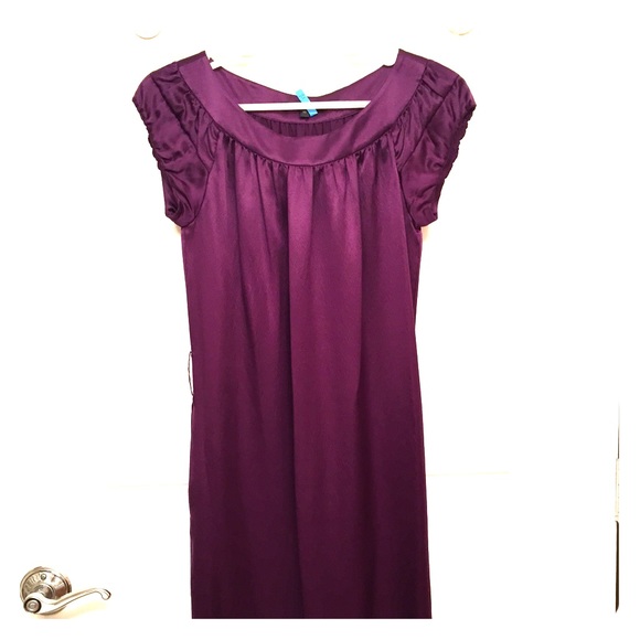 BR purple silk dress sz XS