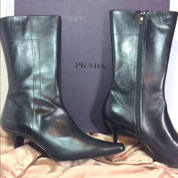 Black Prada Boots