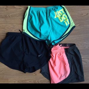 3 Pairs Sz Small Nike Running Shorts