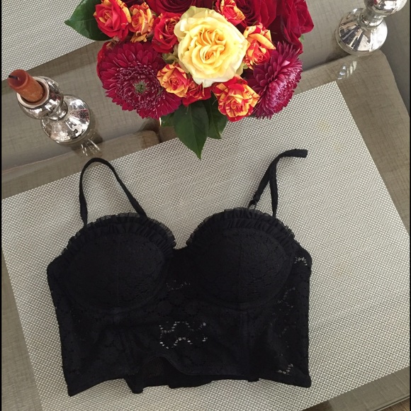 Half corset style bra