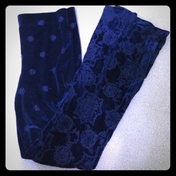 Blue velvet Free People Flares