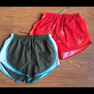 2 Pairs Sz Small Nike Running Shorts