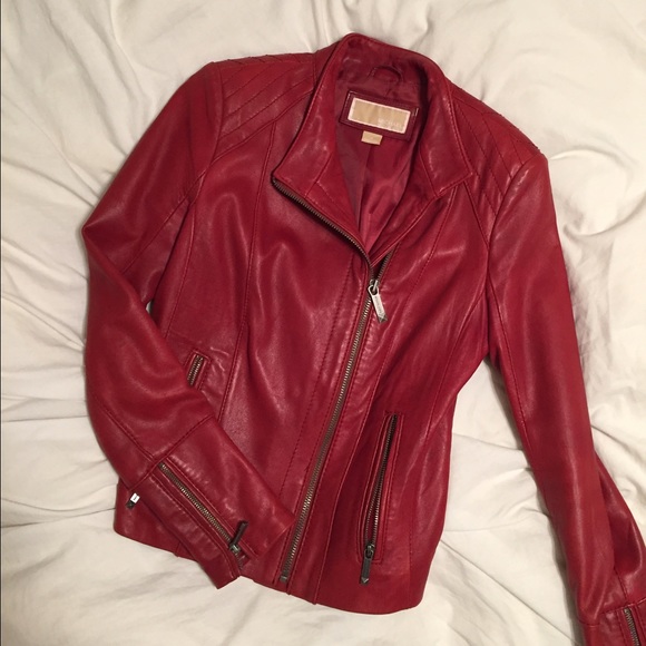 Michael Kors Authentic Leather Jacket