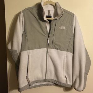 White Denali North Face