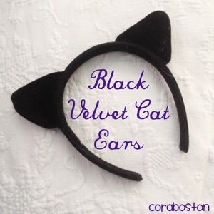 Black Velvet Cat Ears