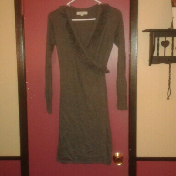 Merona grey sweater dress sz XS