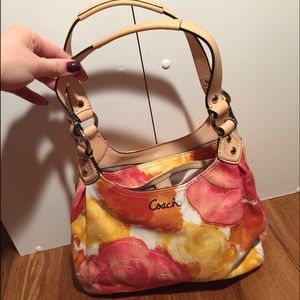 Coach floral bag
