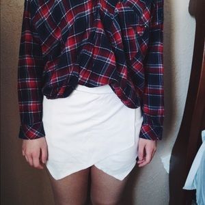 Asymmetrical skort