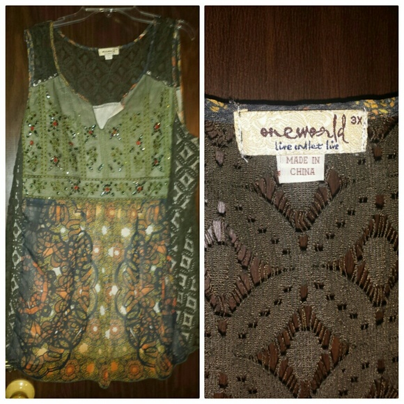 Lace tank