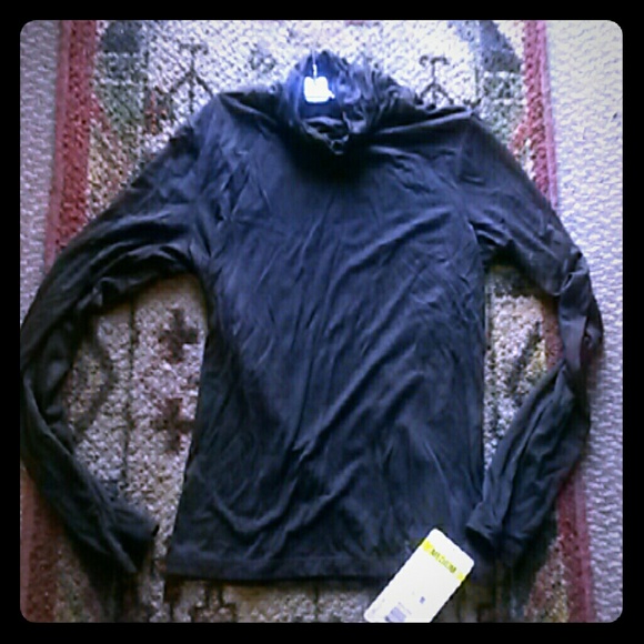 New Nordstrom black micromodal shirt