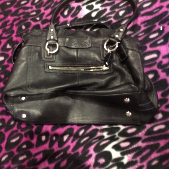 Black coach purse