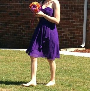 A purple dress