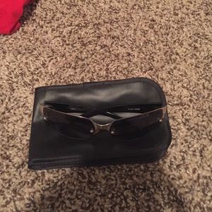 Coach glasses and case