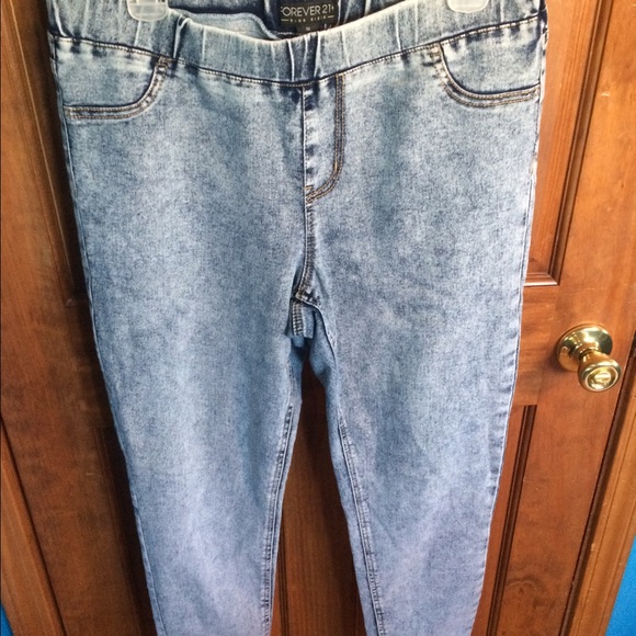 Forever 21 high waisted jeans/jeggings plus size