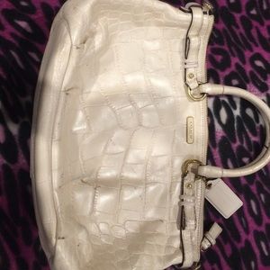 White coach purse