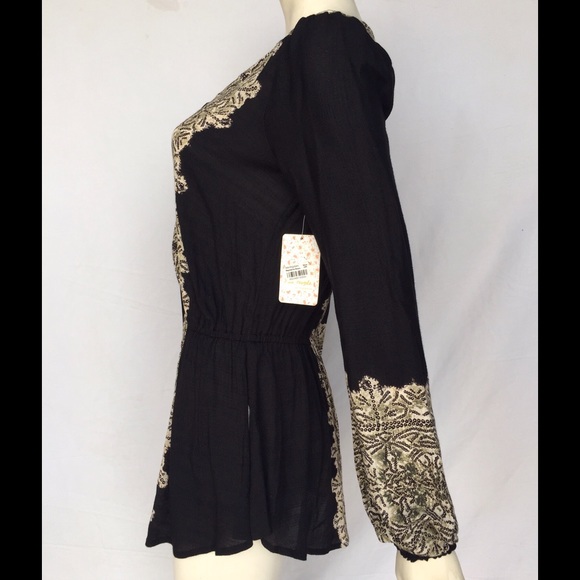 Free People boho blouse - Picture 2 of 4