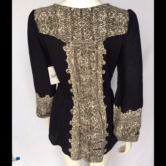 Free People boho blouse - Picture 3 of 4