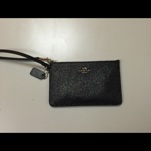 Coach Handbags - Black sparkle wristlet