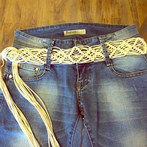 NWOT! Beautiful ethnic cord belt.