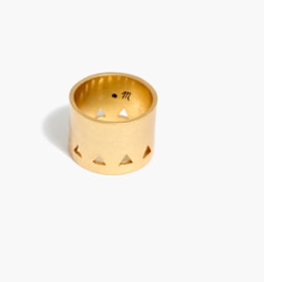 Madewell Jewelry - Angel etch cage ring