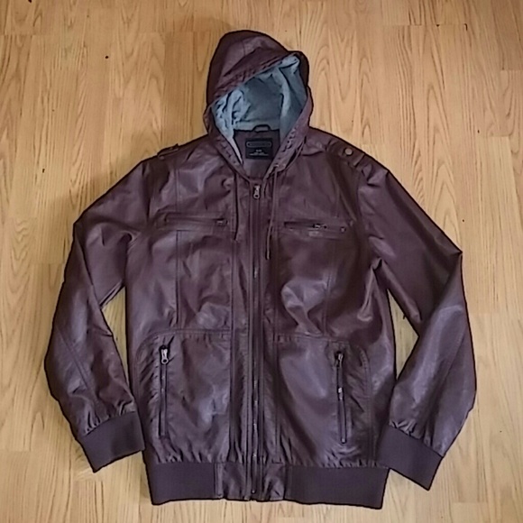 Men Faux leather jacket