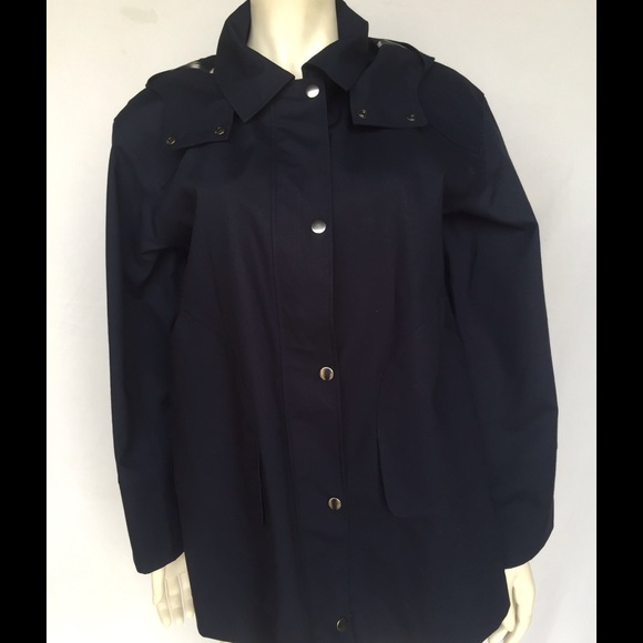 DKNY rain jacket with hood